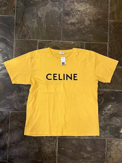 yellow celine shirt